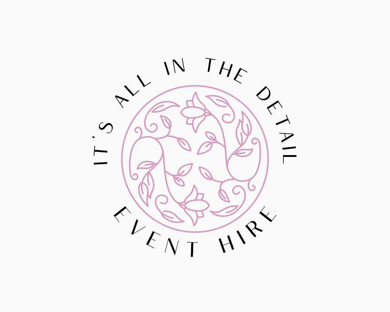 It's all in the detail Event Hire logo